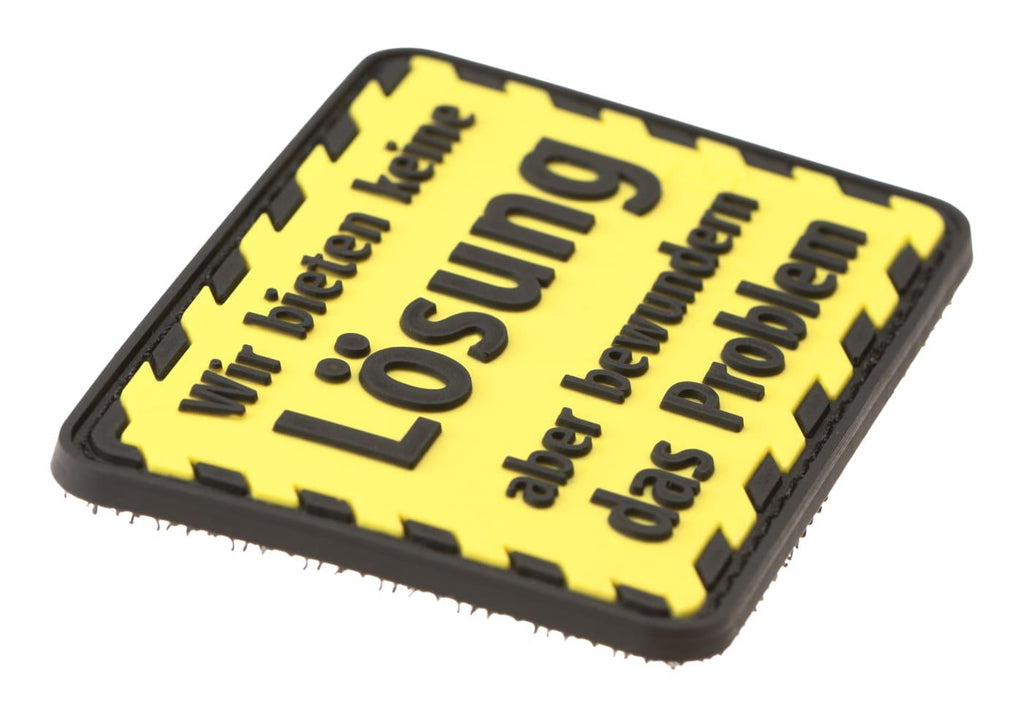 JTG We Offer No Solution But Admire The Problem Rubber Patch JTG