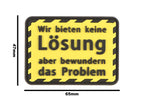 JTG We Offer No Solution But Admire The Problem Rubber Patch JTG