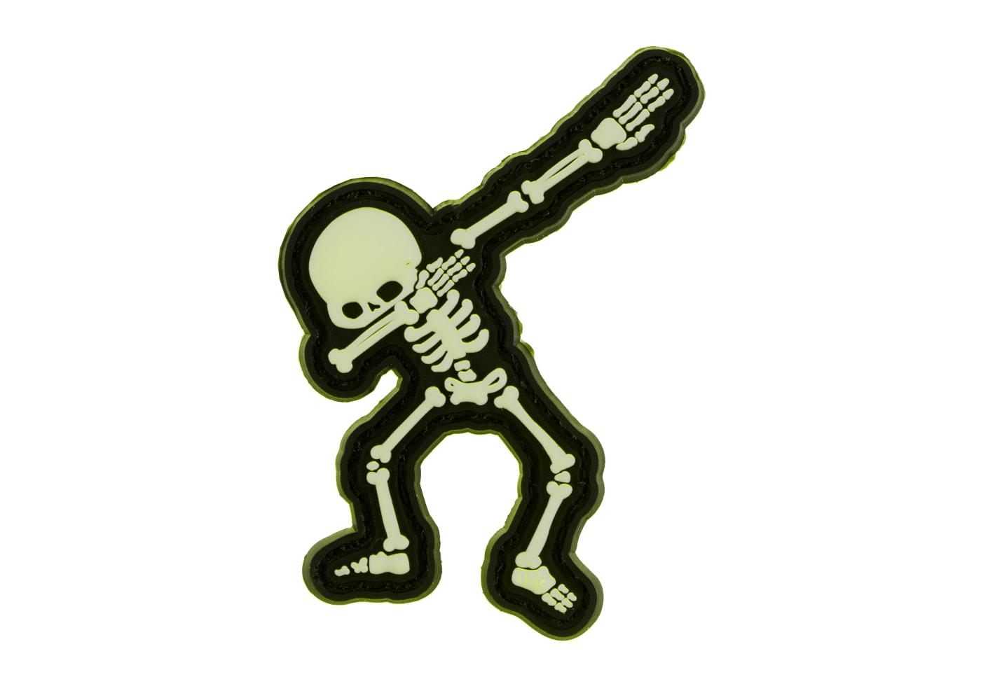 JTG Dabbing Skeleton Rubber Patch JTG