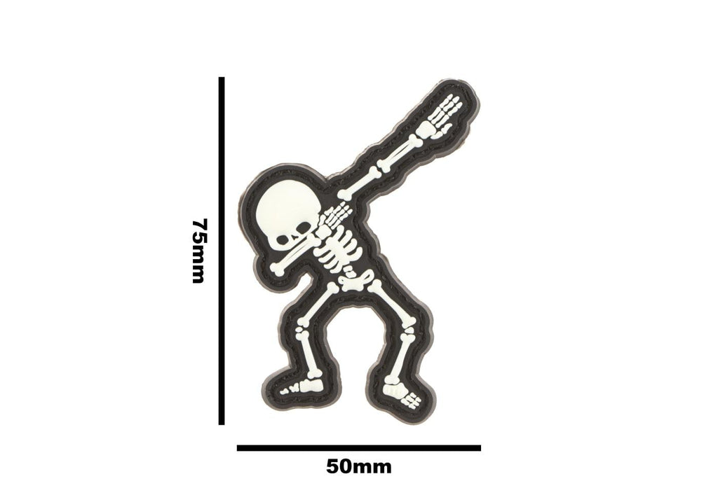 JTG Dabbing Skeleton Rubber Patch JTG