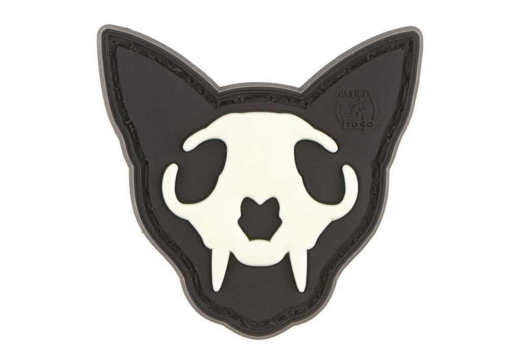 JTG Micro Nightmare Skull Cat Rubber Patch No. 2