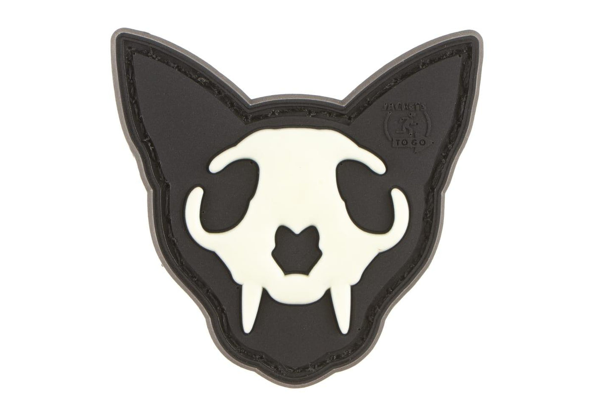 JTG Micro Nightmare Skull Cat Rubber Patch No. 2