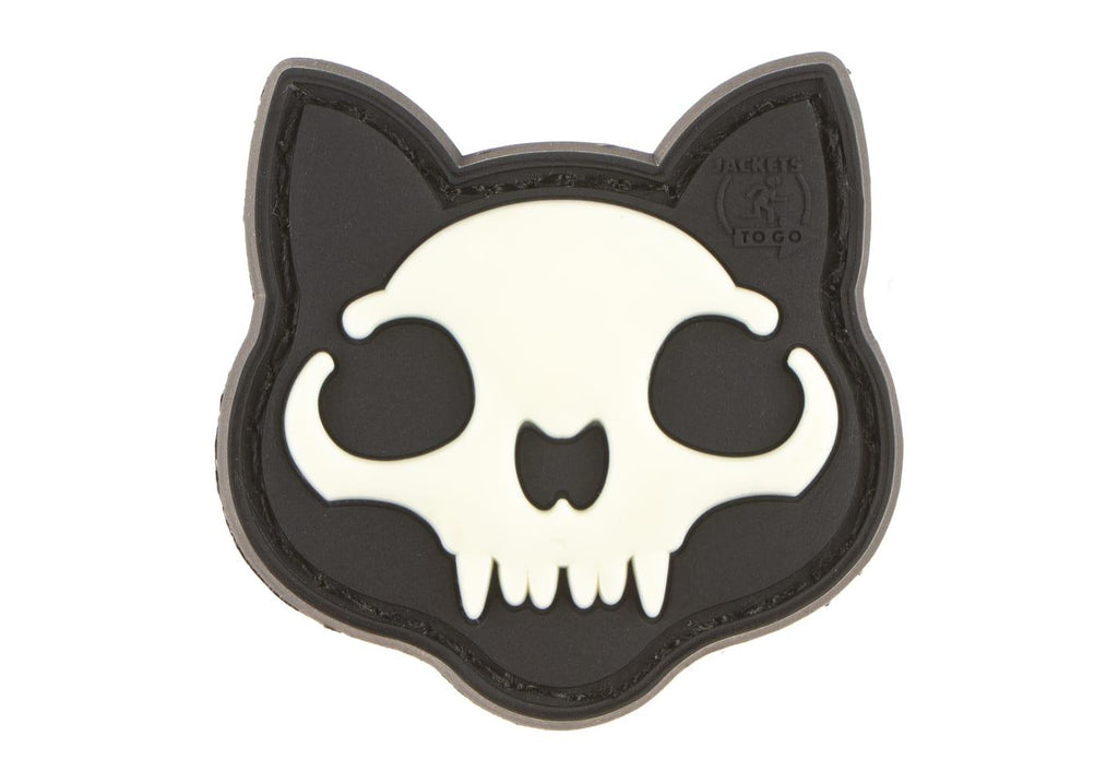 JTG Micro Nightmare Skull Cat Rubber Patch No. 1