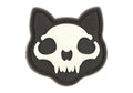 JTG Micro Nightmare Skull Cat Rubber Patch No. 1