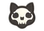 JTG Micro Nightmare Skull Cat Rubber Patch No. 1