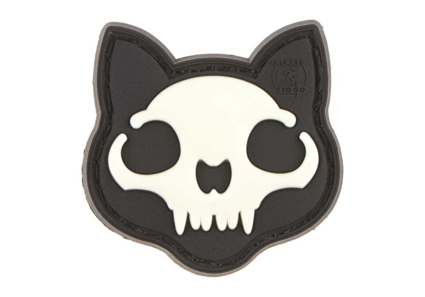 JTG Micro Nightmare Skull Cat Rubber Patch No. 1