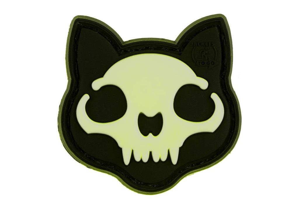 JTG Micro Nightmare Skull Cat Rubber Patch No. 1 JTG