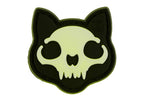 JTG Micro Nightmare Skull Cat Rubber Patch No. 1 JTG