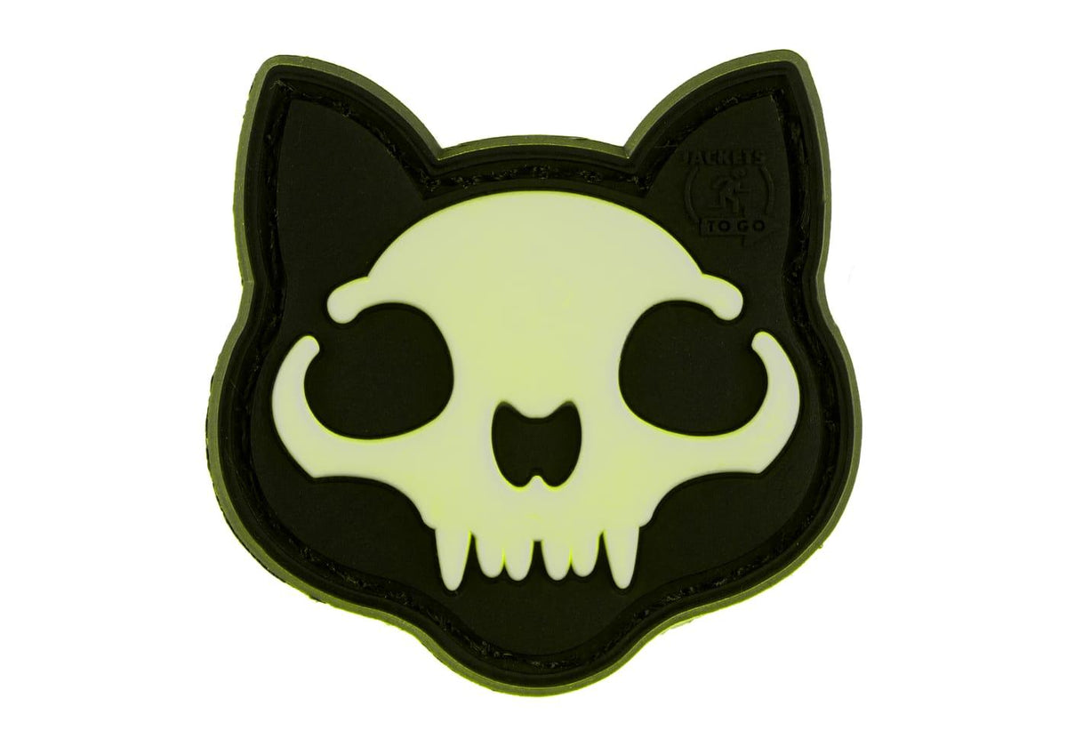 JTG Micro Nightmare Skull Cat Rubber Patch No. 1 JTG