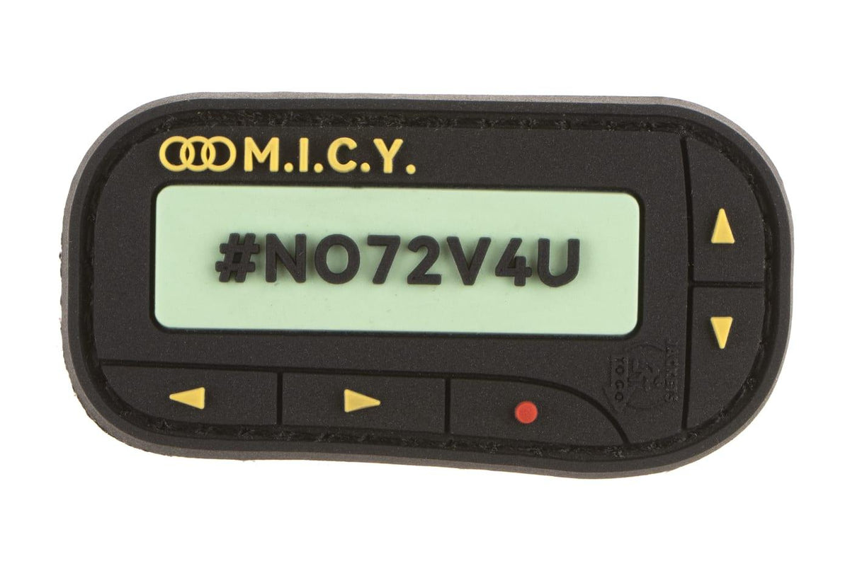 JTG Spicy Pager Rubber Patch