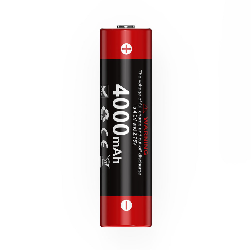 Klarus High Performance 18650 Battery 4000mAh 3.6V