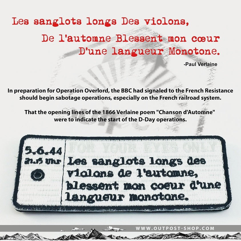 Patches & Stickers - Outpost | VERLAINE Morale Patch - outpost-shop.com