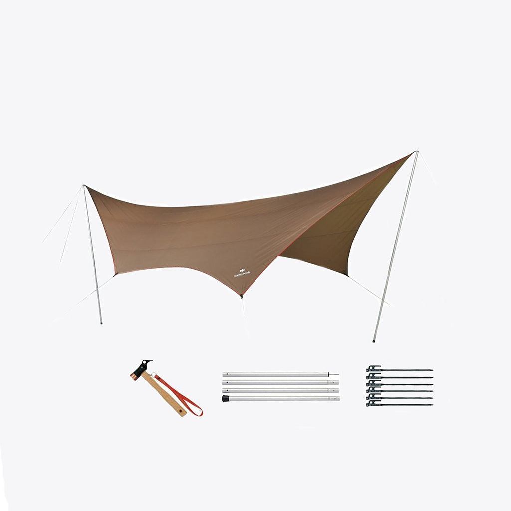 Kit tarp Snow Peak HD Hexa Tarp Pro Set