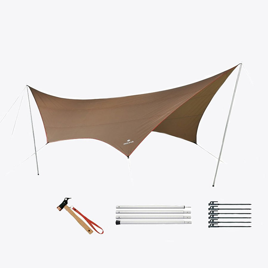 Kit tarp Snow Peak HD Hexa Tarp Pro Set