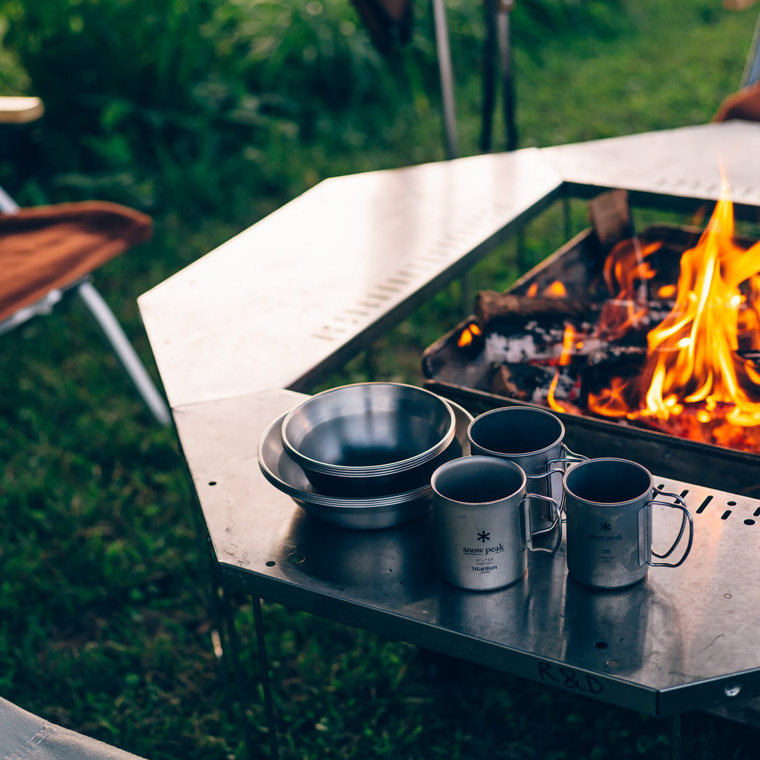 Tasses Double Paroi en Titanium 220ml Snow Peak