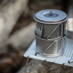 Popote titane Snow Peak Titanium Mini Solo Combo 2.0