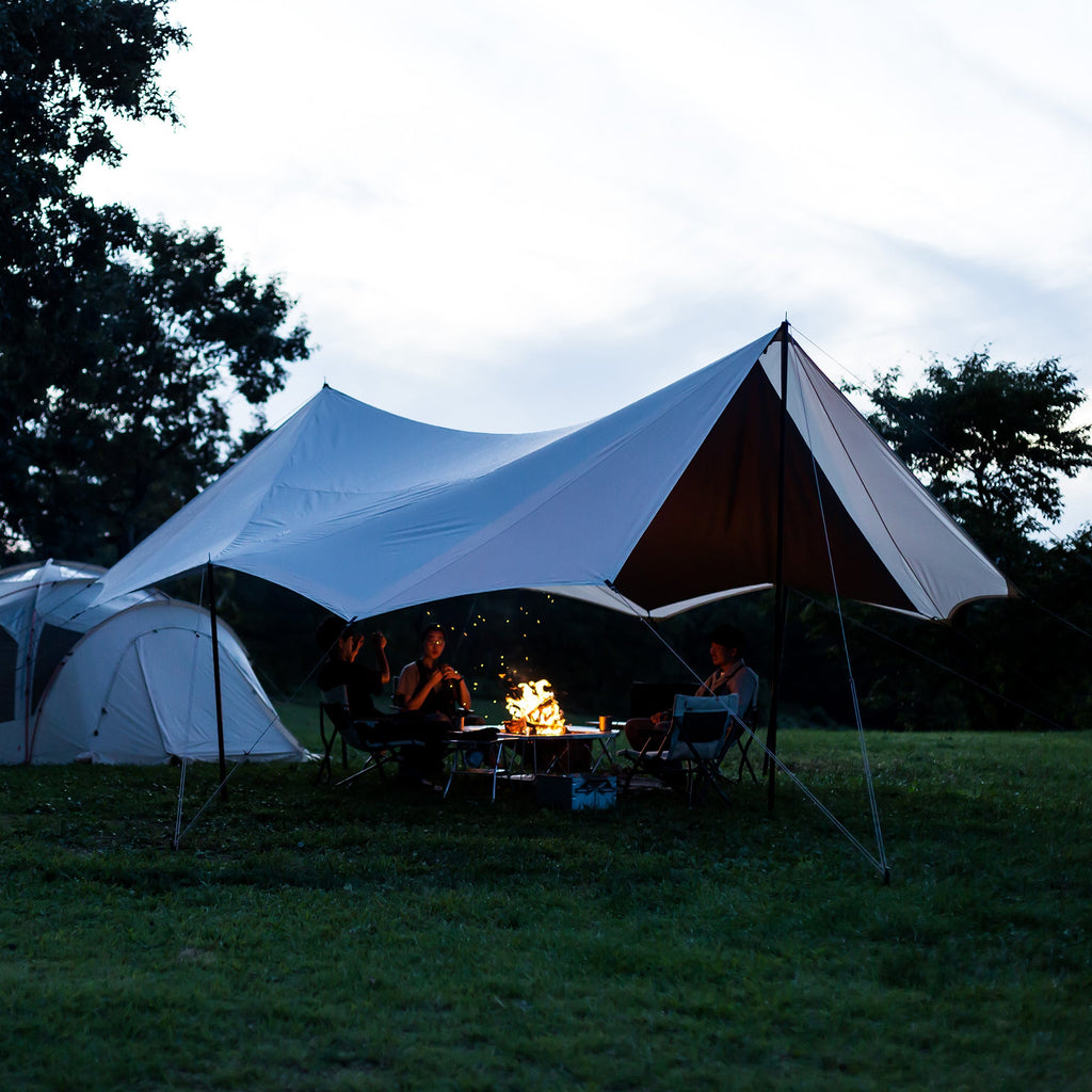 Tarp feu de camp Snow Peak Takibi Tarp Octa