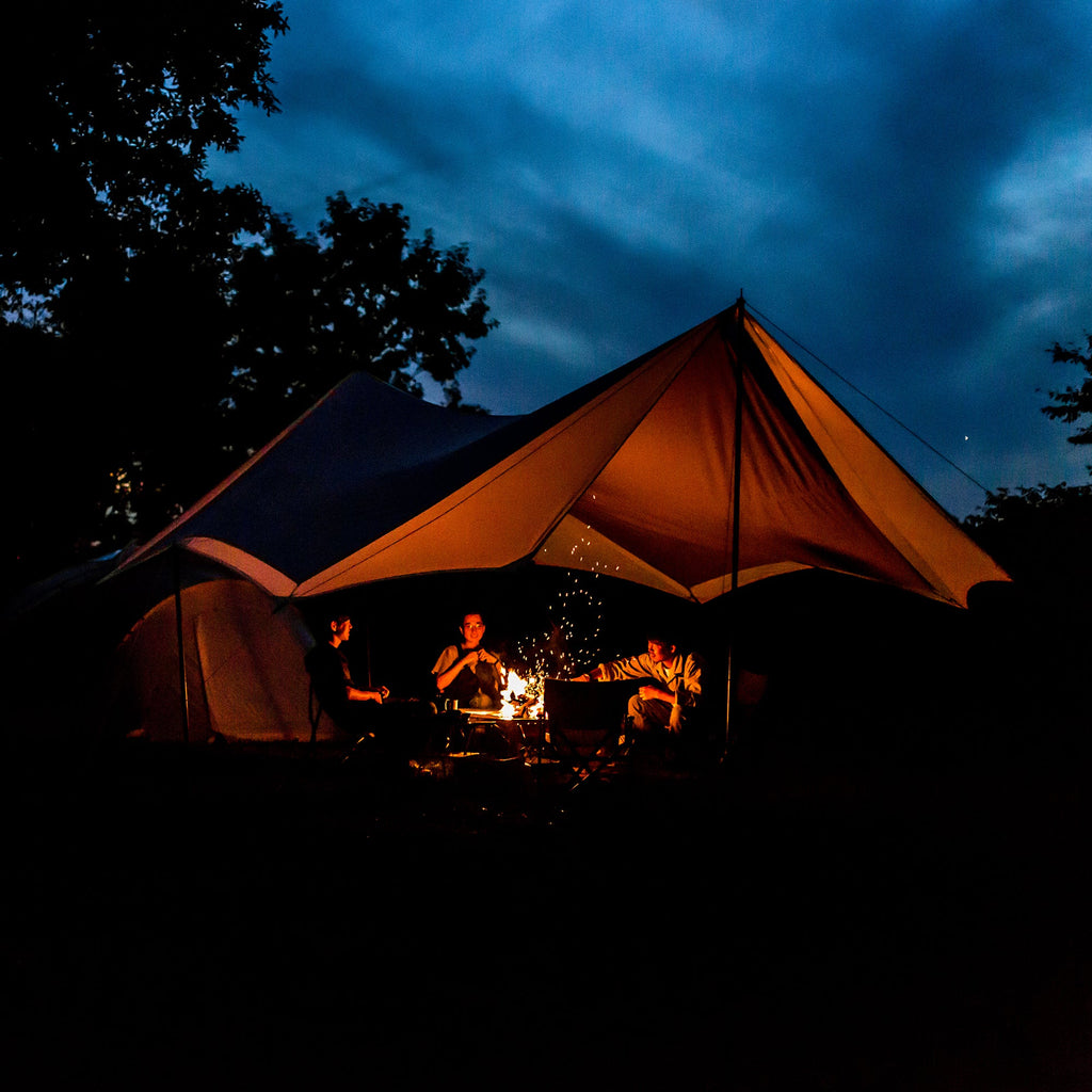 Tarp feu de camp Snow Peak Takibi Tarp Octa