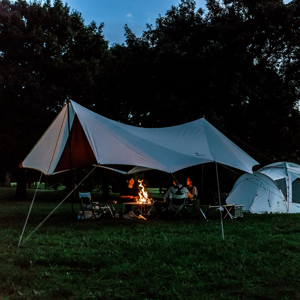 Tarp feu de camp Snow Peak Takibi Tarp Octa