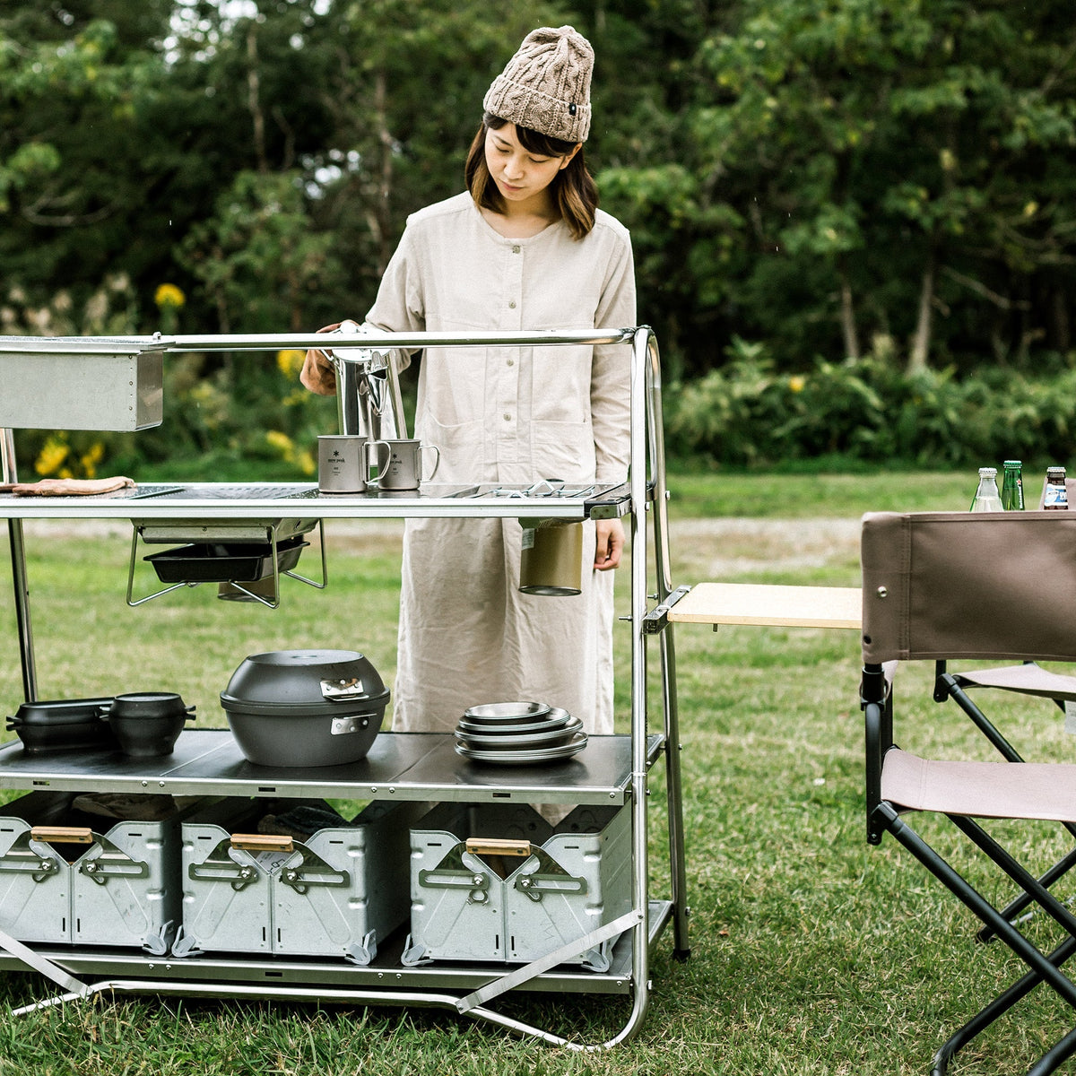 Table de cuisine inox Snow Peak Stainless Kitchen Table