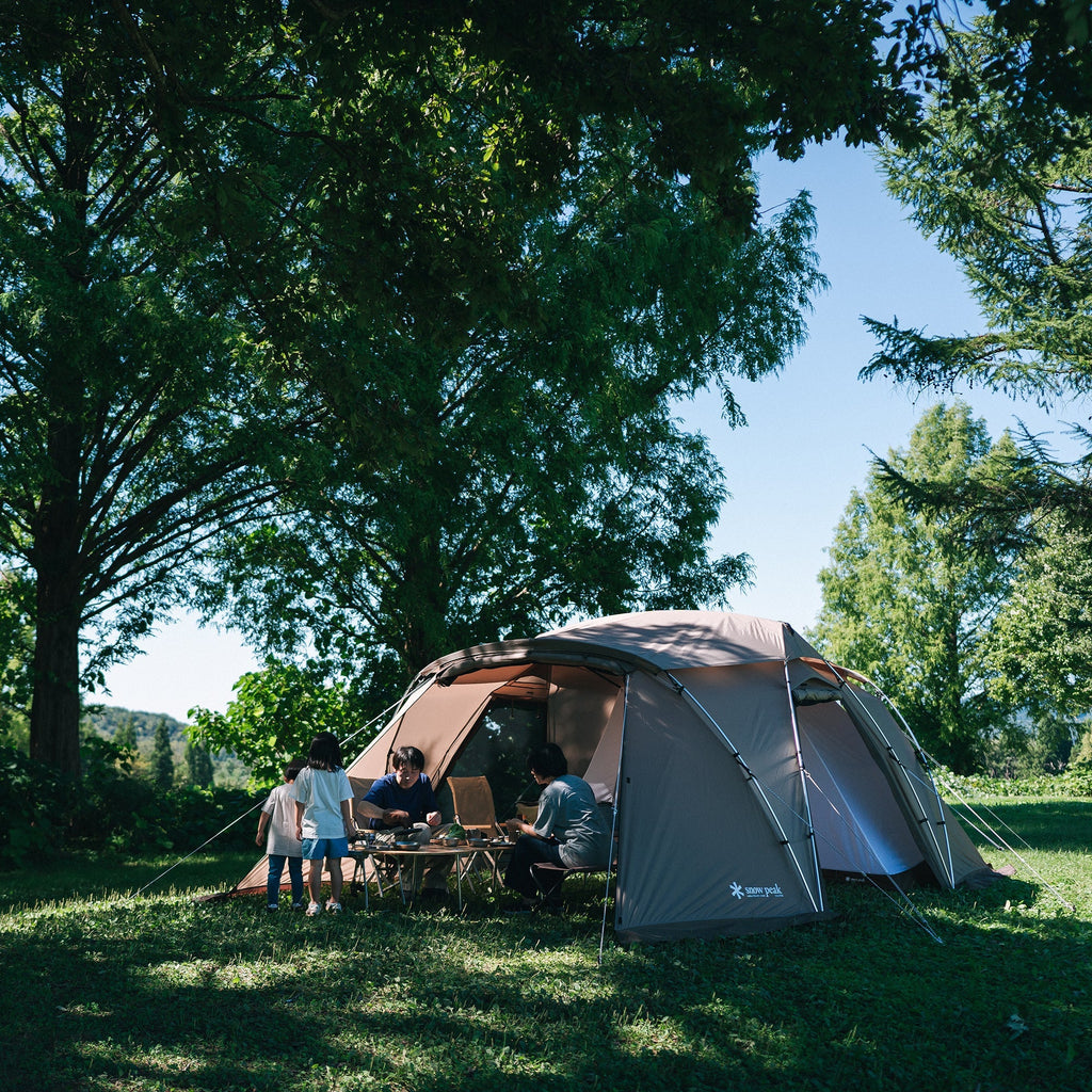 Abri familial Snow Peak Land Nest Shelter Ivory