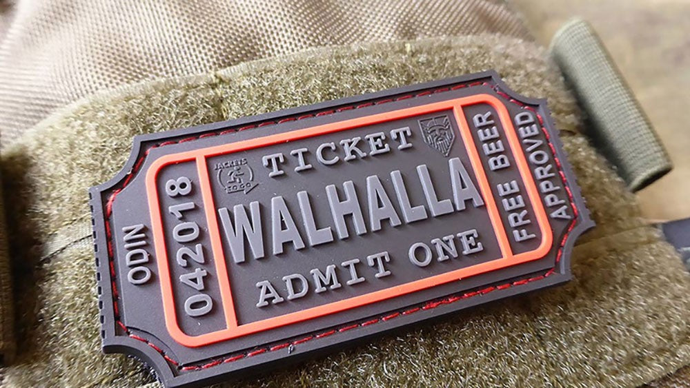 Jackets To Go - JTG | WALHALLA TICKET - Odin approved Patch - outpost-shop.com