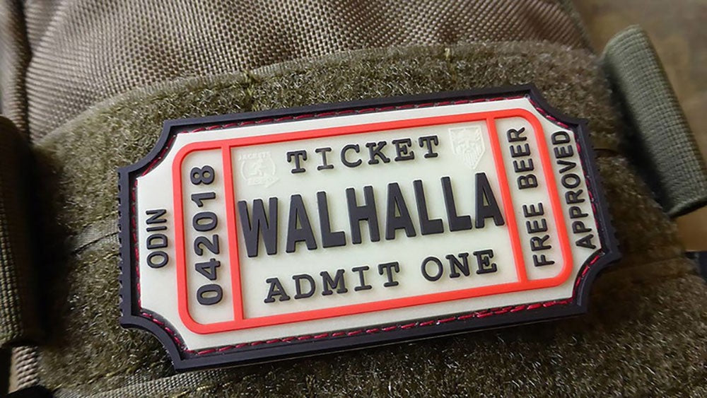 Jackets To Go - JTG | WALHALLA TICKET - Odin approved Patch - outpost-shop.com