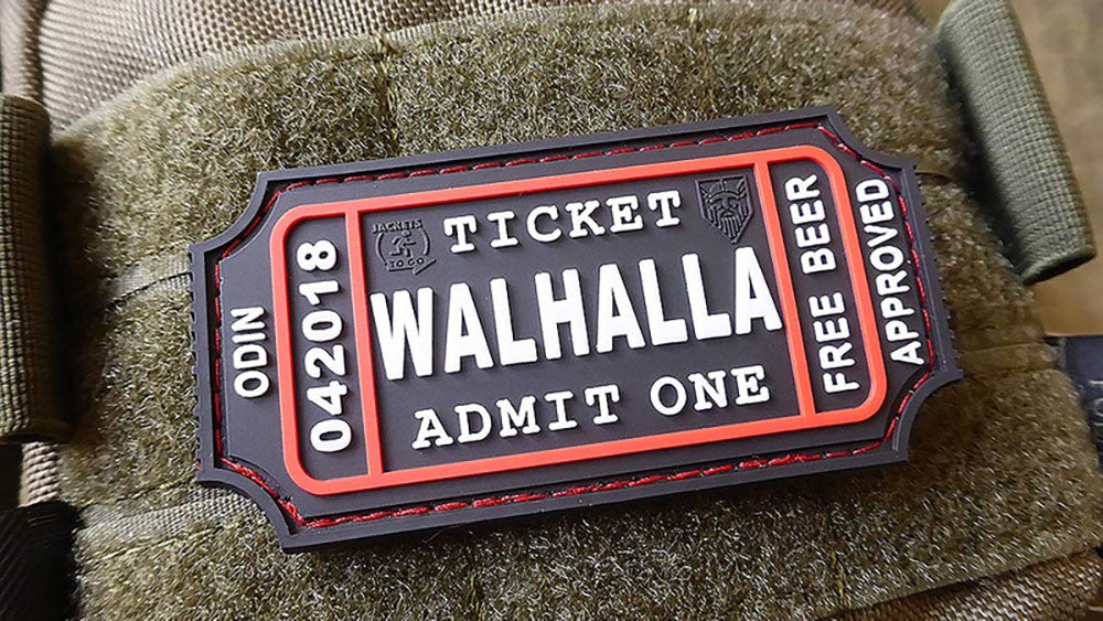 Jackets To Go - JTG | WALHALLA TICKET - Odin approved Patch - outpost-shop.com