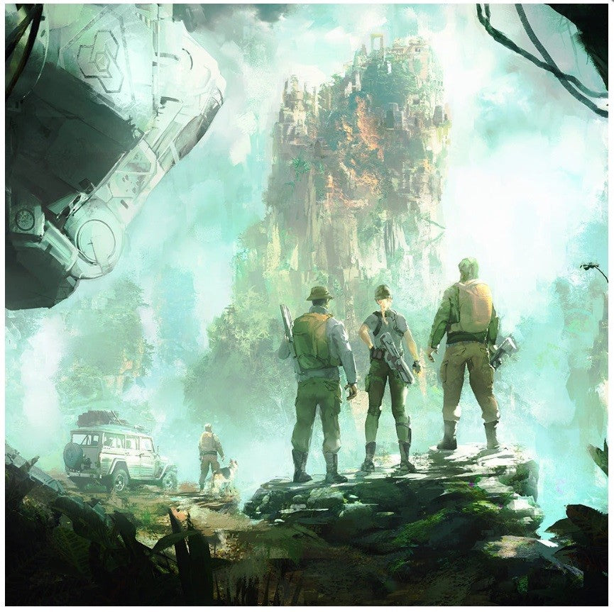 Prometheus Design Werx - Prometheus Design Werx | PDW Art Print - Off World Mountain Ruins - outpost-shop.com