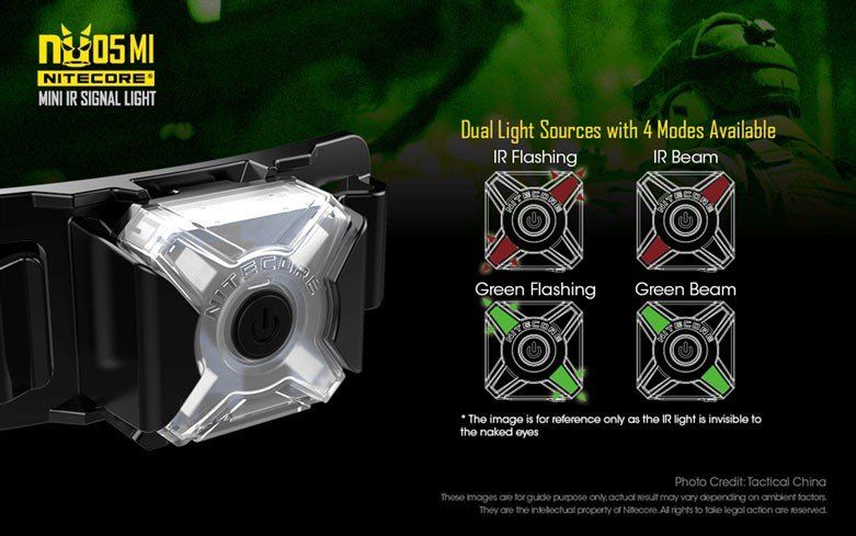 Lampes Frontales - Nitecore | NU05 MI - outpost-shop.com