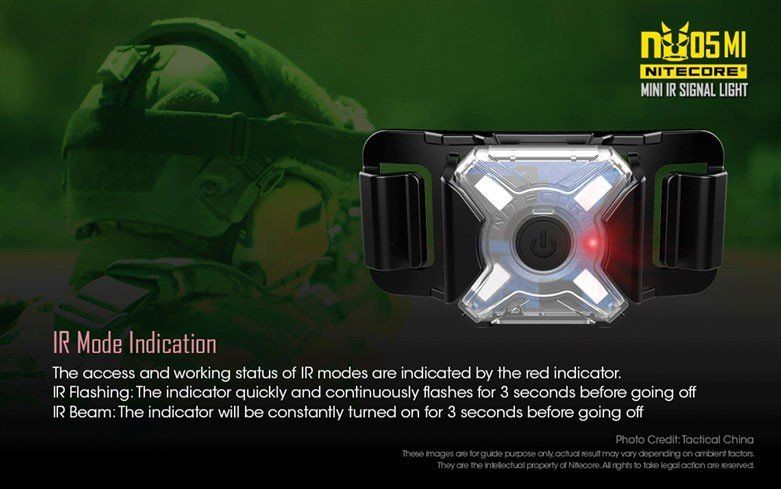 Lampes Frontales - Nitecore | NU05 MI - outpost-shop.com