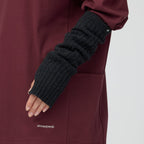 Manchettes Snow Peak Knit Arm Warmer en mérinos