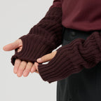 Manchettes Snow Peak Knit Arm Warmer en mérinos