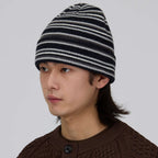 Bonnet rayé Snow Peak Multi Stripe Knit Cap en mérinos
