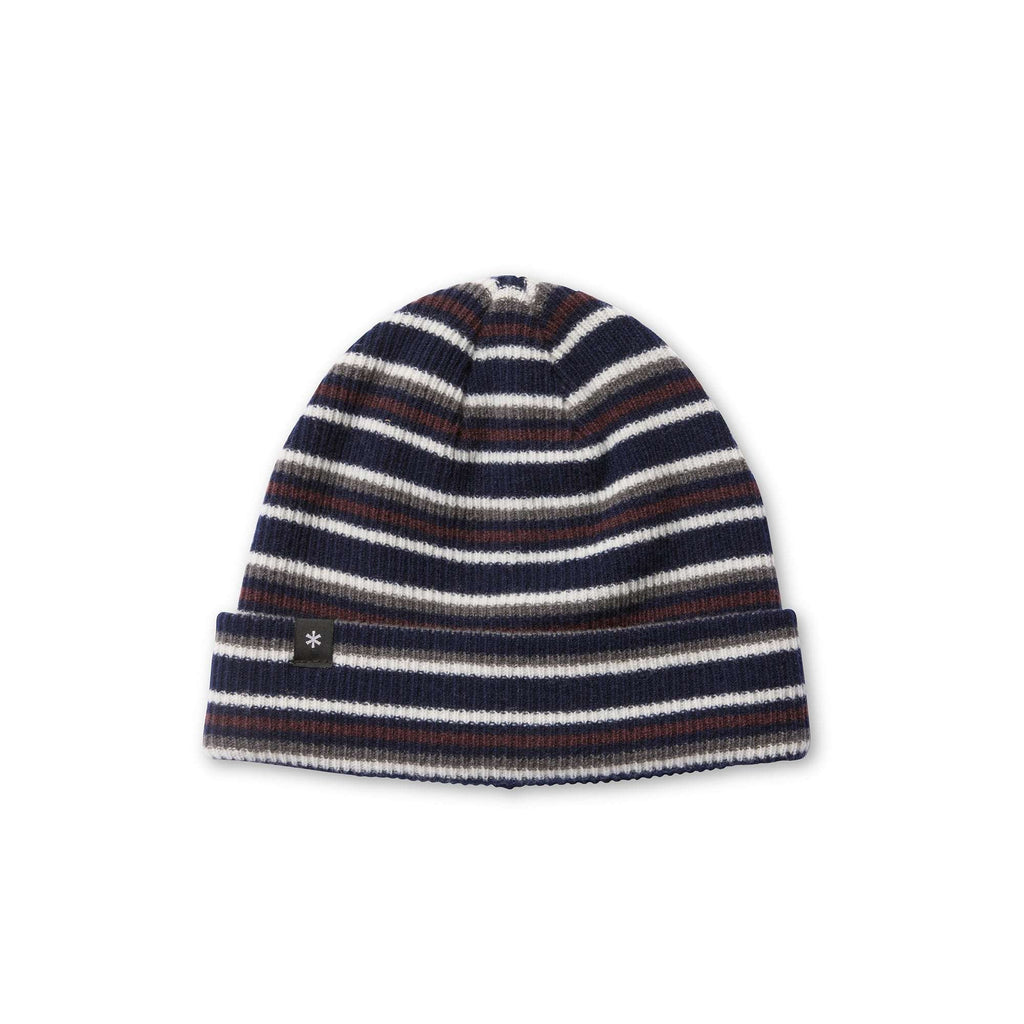 Bonnet rayé Snow Peak Multi Stripe Knit Cap en mérinos