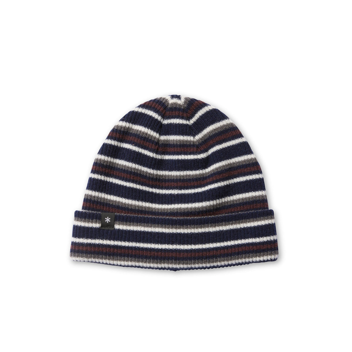 Bonnet rayé Snow Peak Multi Stripe Knit Cap en mérinos