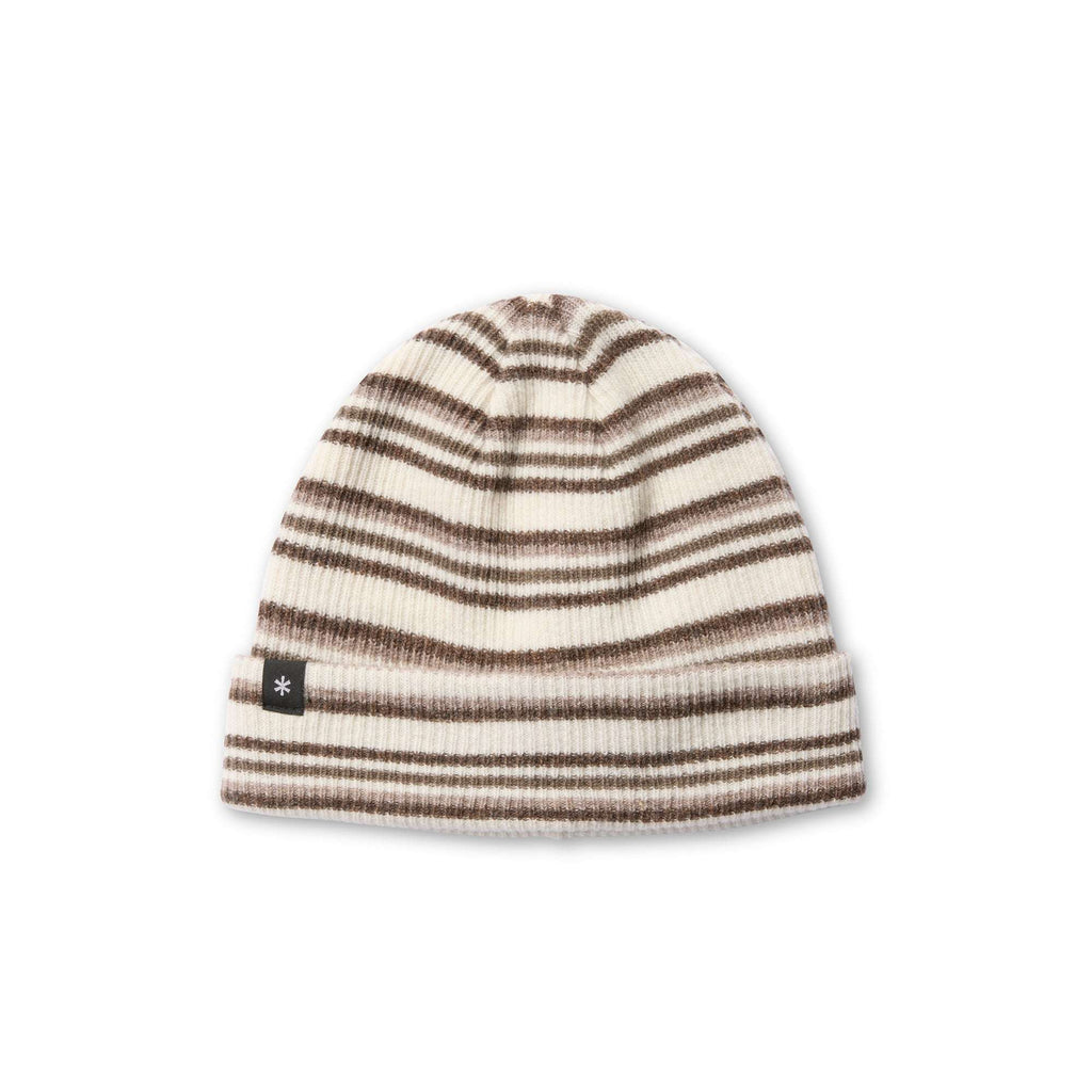 Bonnet rayé Snow Peak Multi Stripe Knit Cap en mérinos
