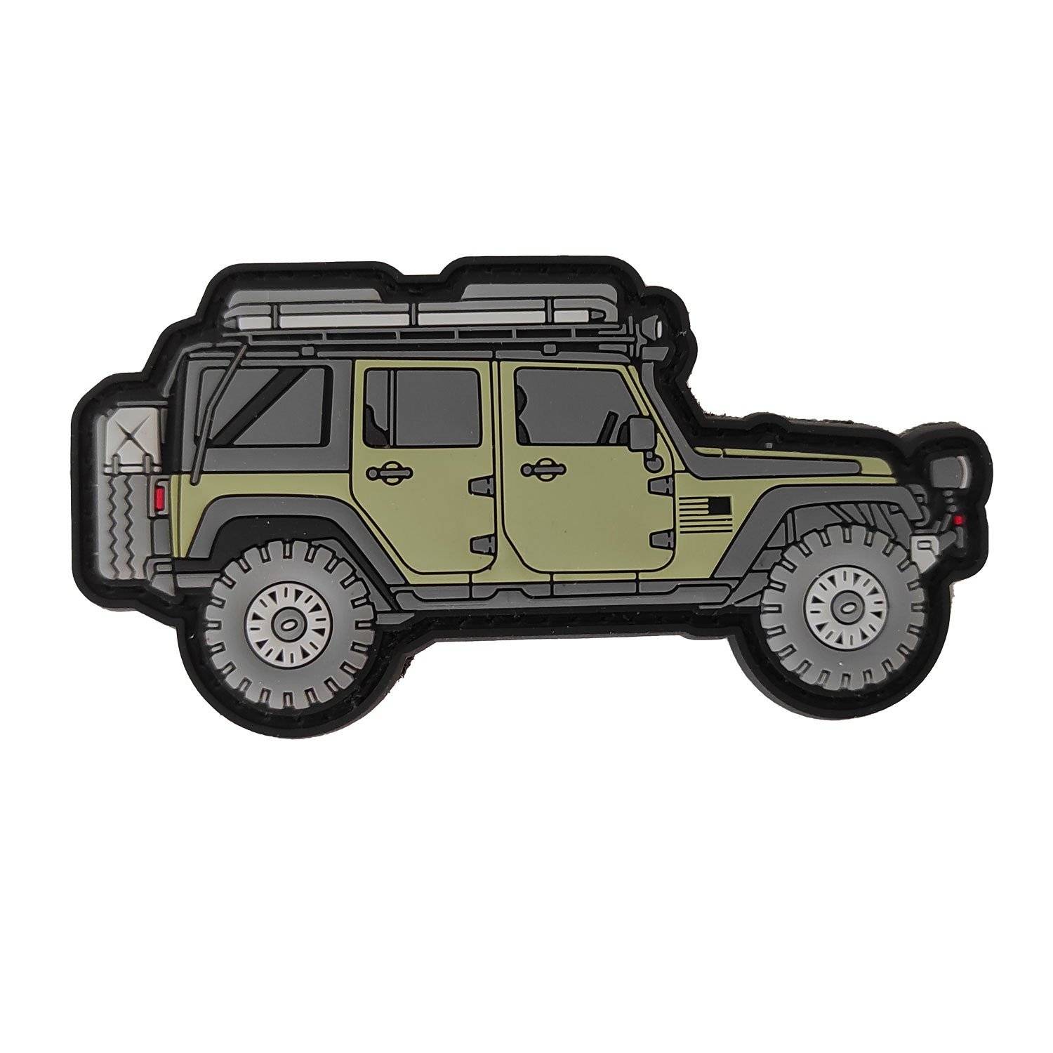 Patches & Stickers - Outpost | Jeep Wrangler Serie one PVC Patch - outpost-shop.com