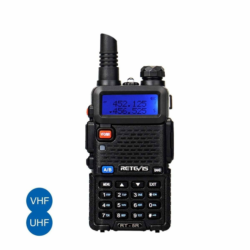 Batteries & Électronique  - Retevis | RT5R Walkie Talkie 5W 128CH UHF+VHF FM Radio Two Way Radio - outpost-shop.com