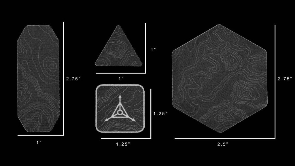 Accessoires - Triple Aught Design | NOSO Patch Kit Black Topo TAD Edition - outpost-shop.com