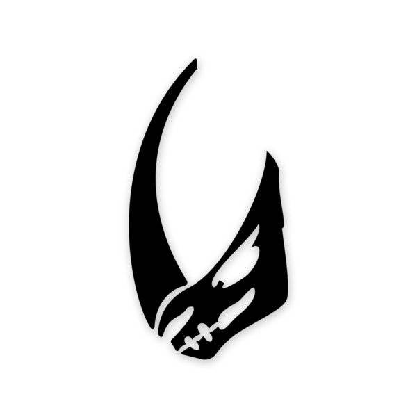 Prometheus Design Werx - Prometheus Design Werx | Mudhorn ProCut Black Sticker - outpost-shop.com