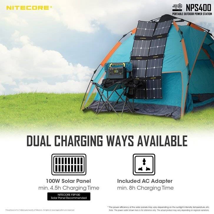 Piles, batteries et chargeurs - Nitecore | Power station NPS400 - 117 000mAh - 421 Wh - outpost-shop.com