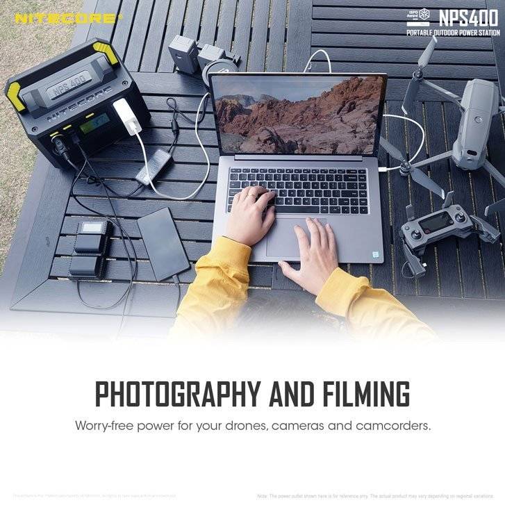 Piles, batteries et chargeurs - Nitecore | Power station NPS400 - 117 000mAh - 421 Wh - outpost-shop.com