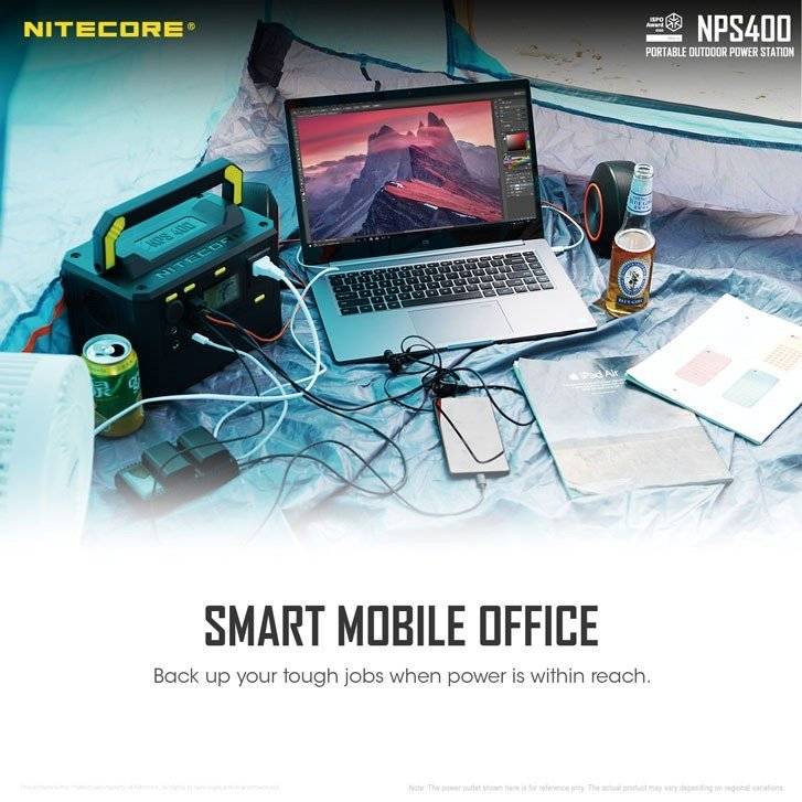 Piles, batteries et chargeurs - Nitecore | Power station NPS400 - 117 000mAh - 421 Wh - outpost-shop.com