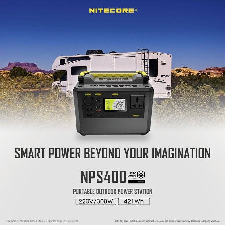 Piles, batteries et chargeurs - Nitecore | Power station NPS400 - 117 000mAh - 421 Wh - outpost-shop.com