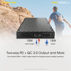 Piles, batteries et chargeurs - Nitecore | Batterie externe en carbone - 10 000 mAh - outpost-shop.com