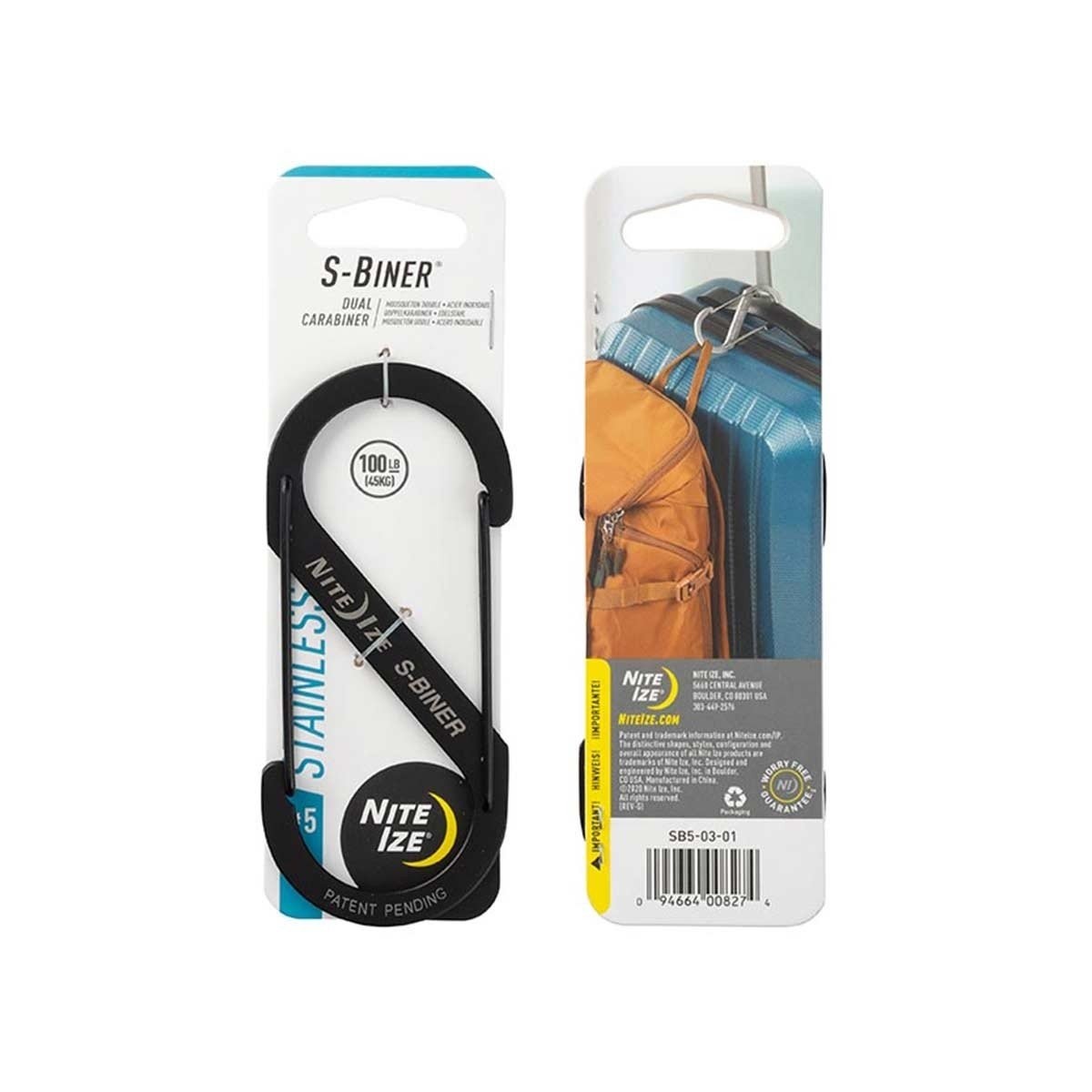 Accessoires - Nite Ize | S-Biner® Stainless Steel Dual Carabiner - outpost-shop.com