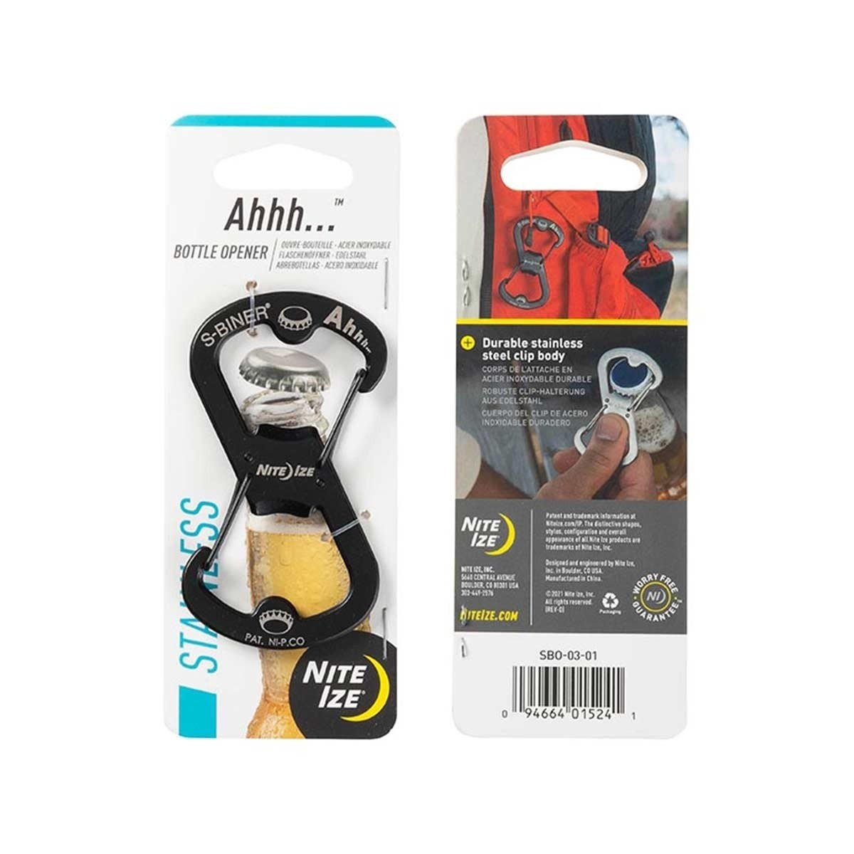 Accessoires - Nite Ize | Ahhh...™ Stainless Bottle Opener - outpost-shop.com