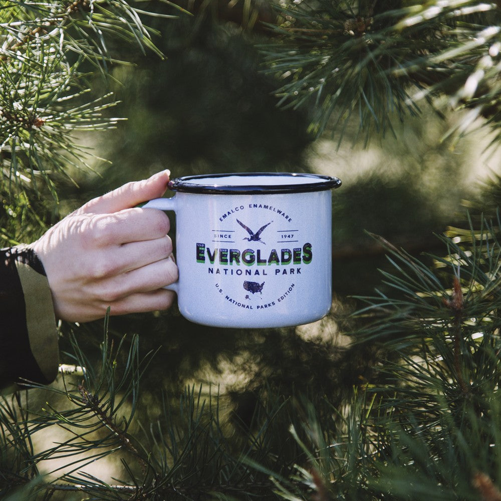 Couverts & Gobelets - Emalco Enamelware | 22oz Everglades Enamel Camping Mug - U.S. National Parks - outpost-shop.com