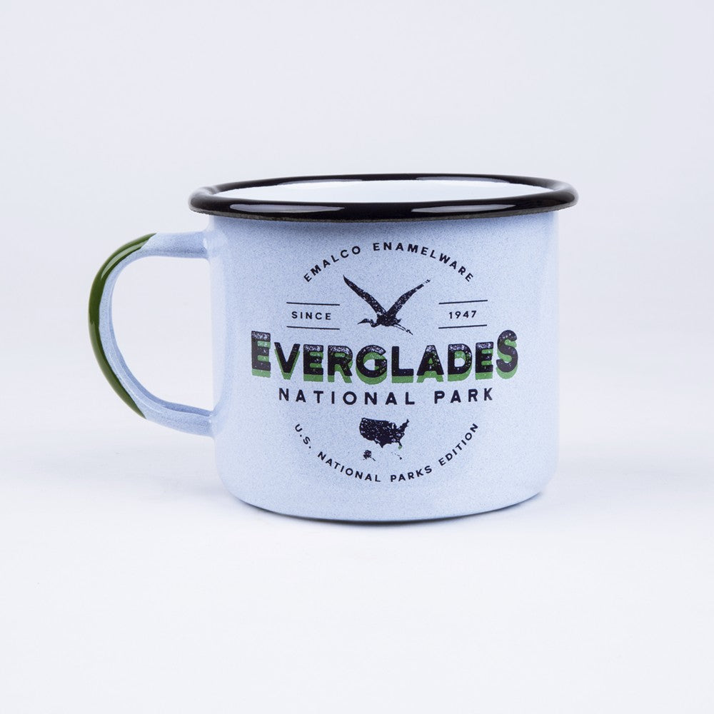 Couverts & Gobelets - Emalco Enamelware | 22oz Everglades Enamel Camping Mug - U.S. National Parks - outpost-shop.com